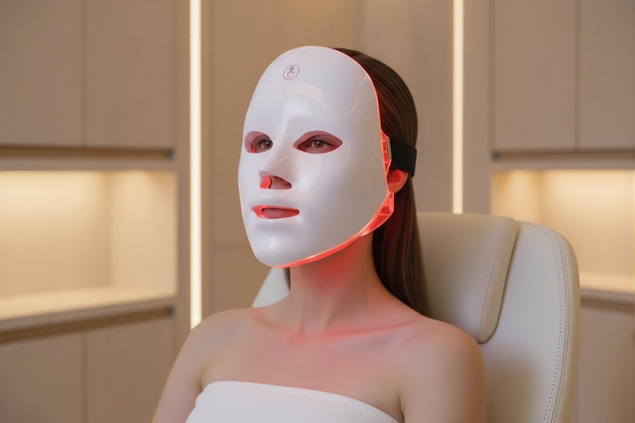 Máscara LED Facial 7 en 1 · Rejuvenecimiento y Cuidado Profesional desde Casa
