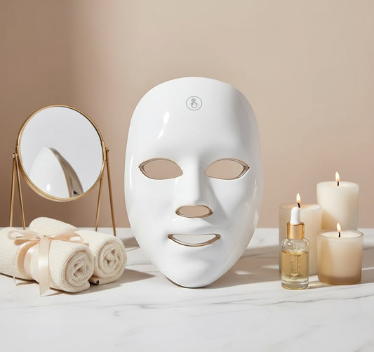 Máscara LED Facial 7 en 1 · Rejuvenecimiento y Cuidado Profesional desde Casa